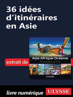 cover image of 36 Idées d'itinéraires en Asie